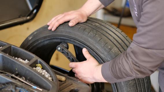 Reifen bearbeiten